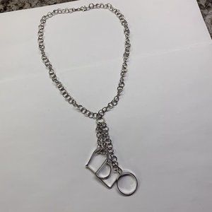 Sterling Silver 925 Italy MILROS Chain Necklace Heart Square Circle Pendants